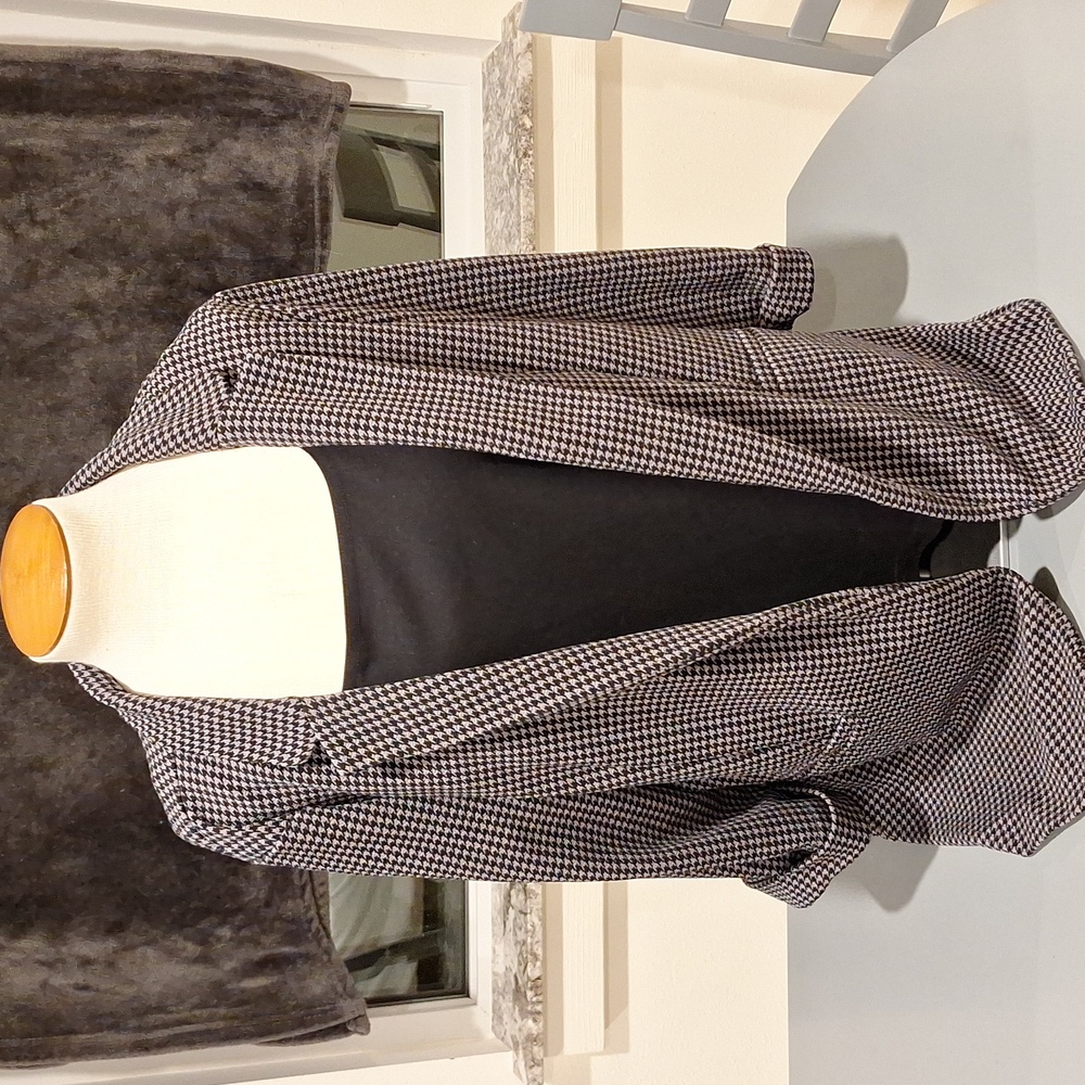 Black and purple blazer